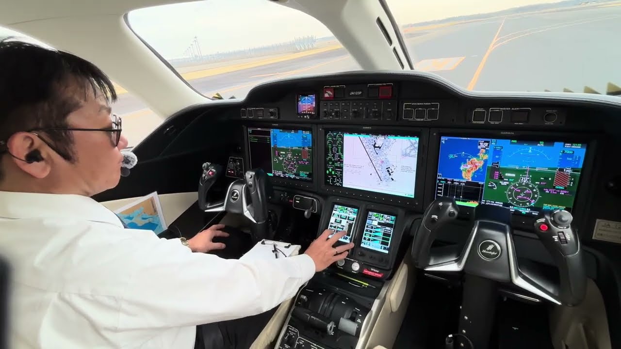 成田ー松本39分完全ノーカットHonda jet シングル🧑‍✈️パイロット　JA123P 