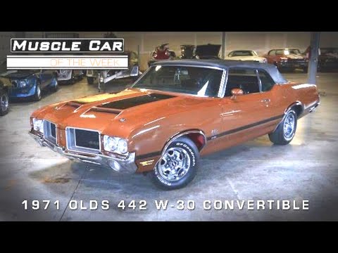 1971 Olds Cutlass 442 W30 Convertible Muscle Car