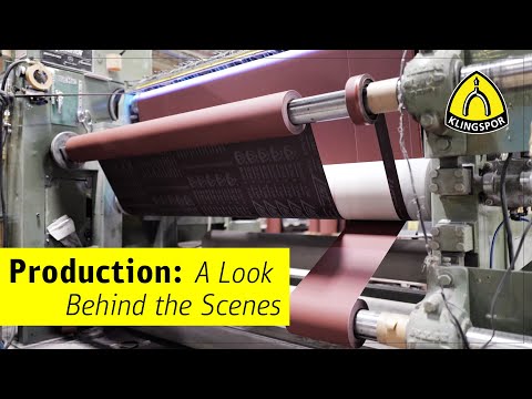 Abrasive Production: A Look behind the Scenes | KLINGSPOR Abrasives USA