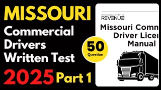 Missouri Commercial Drivers Written Practice Test | Part 1 | CDL Written Practice Test
