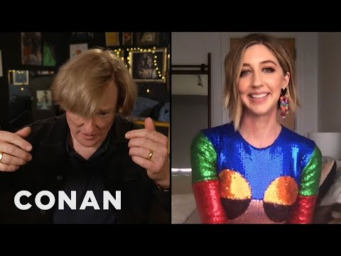 Heidi Gardner Thinks Conan Looks Like Brendan Fraser In "The Mummy" | CONAN on TBS