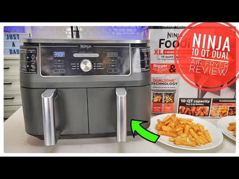 Ninja DZ401 Foodi 10 Quart 6 in 1 DualZone XL 2-Basket Air Fryer Review