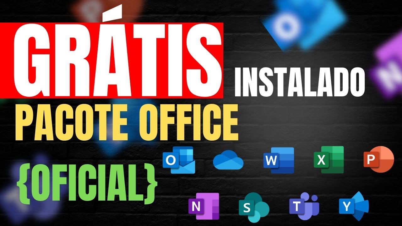 Como Baixar e Instalar o Microsoft Office Oficial Grátis (Word, Excel, Power Pointe muito mais...)