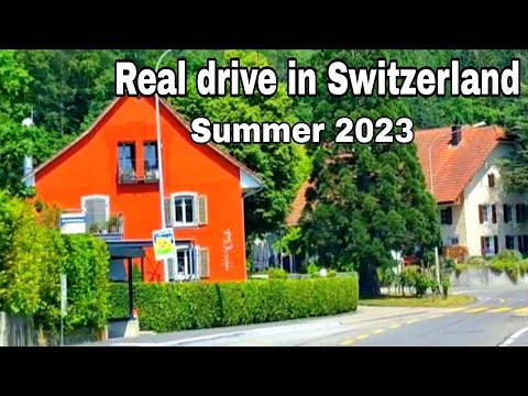 Driving in Switzerland from Baden,Turgi and Birmenstorf