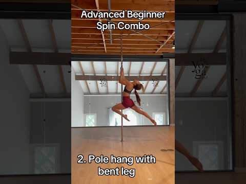 Spin Pole Combo for Experienced Beginners #poledance #polefitness #polesport