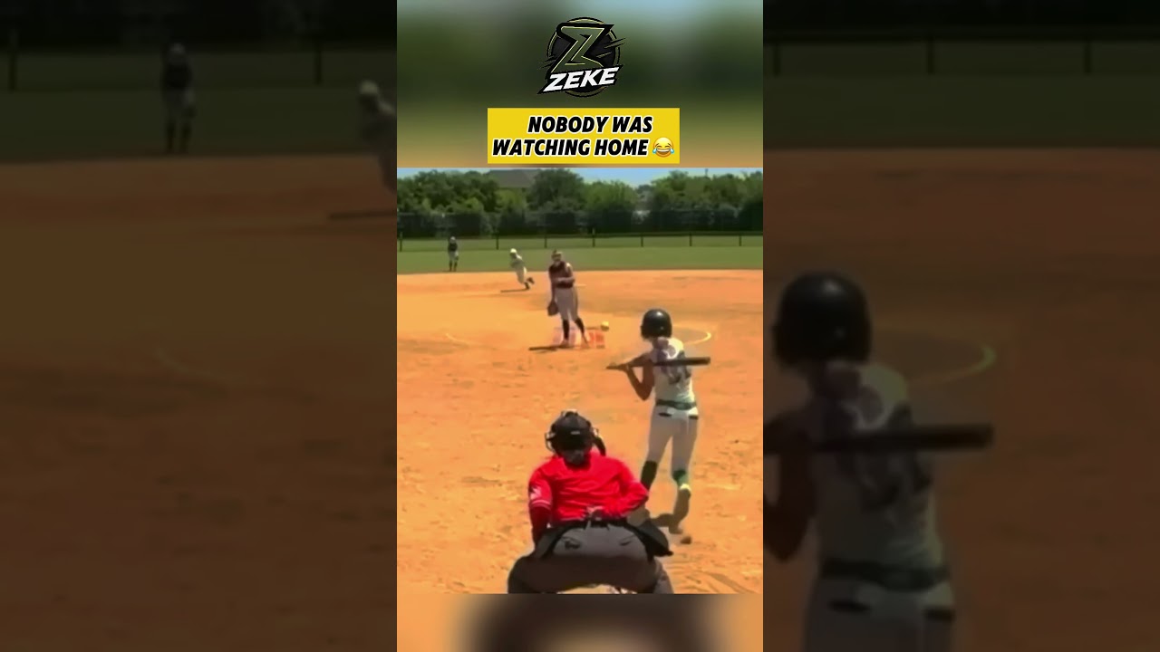 nobody stopped her???? #baseball