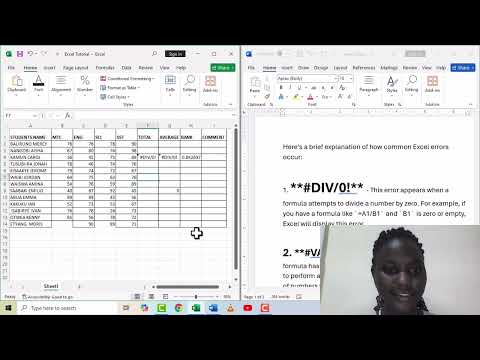 common Excel errors and mistakes: how to identify and fix them
