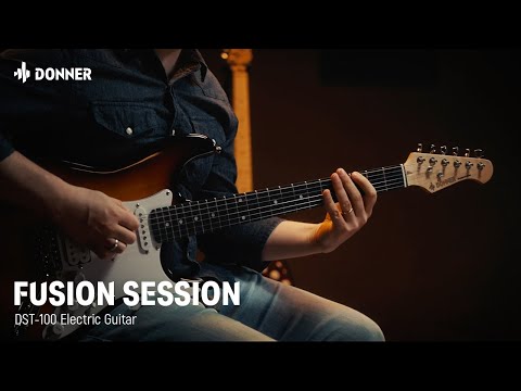 Демонстрация звучания электрогитары Donner DST-100
