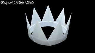 How to make a crown out of paper. Origami