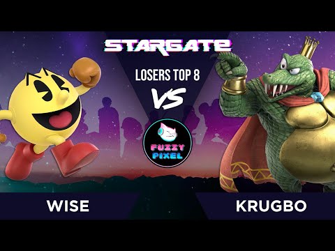 Wise (Pac-Man) vs Krugbo (King K. Rool) - Losers Top 8 - Stargate #46