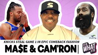KNICKS STEAL GAME 1 FROM CAVS WITH ALL TIME COMEBACK & STEPHEN A SMITH VS. JAYLEN BROWN! | S8 EP91