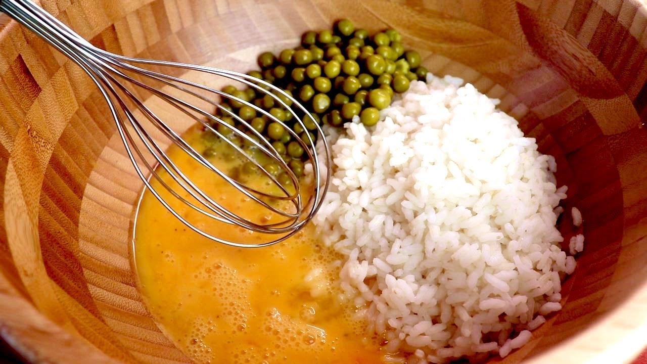 Riso Fritto con 3 SEMPLICI INGREDIENTI cucino un buon pranzo (2 RICETTE)  #248