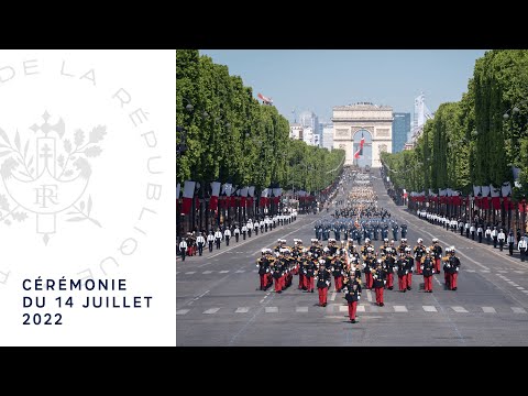 Cérémonie du 14 juillet 2022.