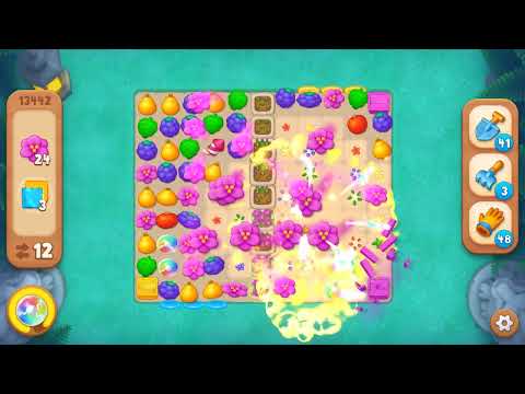 Gardenscapes level 13442 Gameplay #Bubunka