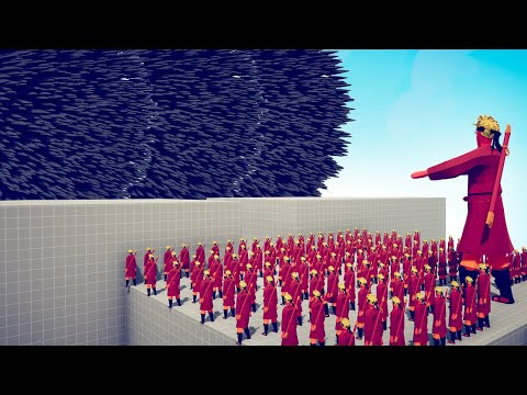 CAN 100x NARUTO + GIANT CROSS THE BRIDGE? - TABS | Totally Accurate Battle Simulator 2023