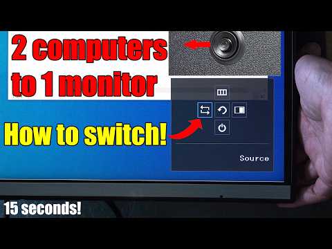How to Change SOURCE on SAMSUNG Monitor