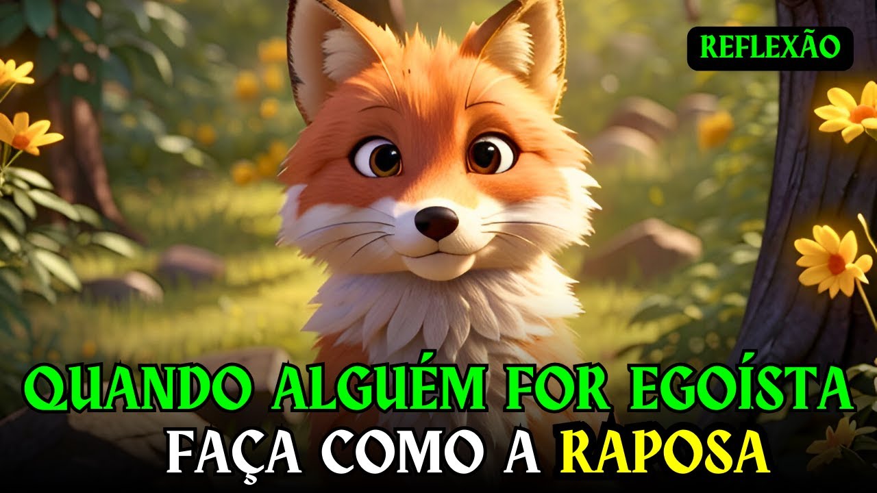 O CORVO E A RAPOSA   | Contos para reflexão |  Palavras de sabedoria para sua vida!