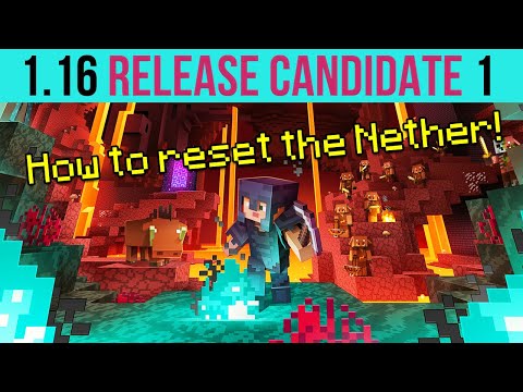 Insane Nether Reset Trick in Minecraft 1.16 RC1!