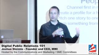 Digital Public Relations 101, Jul 9