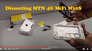MTN 4G MiFi ZLT M30S LTE UFi : Dissecting the MiFi | Understanding Login Details