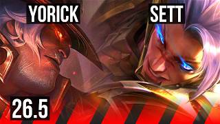 YORICK vs SETT (TOP) | KR Master | 26.5