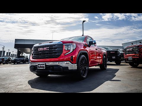 GMC Sierra Single Cab with 22” Wheels & Lowered Stance | Walkaround & Features