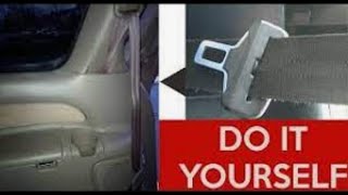 How To Fix Repair a Stuck Seatbelt (Retract Seat Belt Toyota Ford Nissan Honda Dodge Hyundai Kia Car