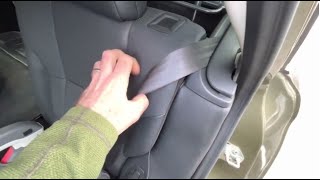 How To Fix Repair a Stuck Seatbelt (Retract Seat Belt Toyota Ford Nissan Honda Dodge Hyundai Kia Car