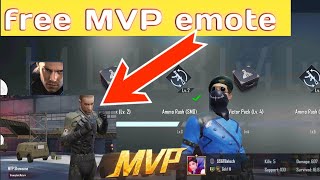 How to get free mvp emote in pubg 2022 || pubg mobile mvp emote kaise millta hai