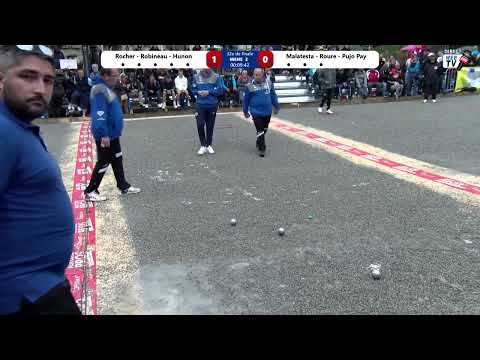 PPF Tour 2023 Les Vans 32ème de Finale Equipe ROCHER contre équipe MALATESTA