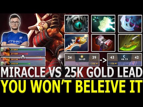 MIRACLE [Juggernaut] You won't believe it Insane 25k Gold Comeback feat. GH & Mindcontrol Dota 2