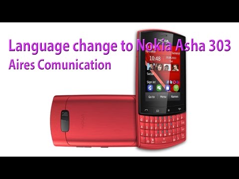 Language change to Nokia Asha 303