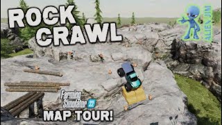 FS22 MAP TOUR! “ROCK CRAWL” | NEW MOD MAP | Farming Simulator 22 (Review) PS5.