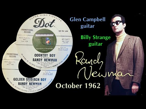 Randy Newman "Golden Gridiron Boy" "Country Boy" RARE 1962 Billy Strange, Glen Campbell