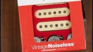 Video thumbnail for Fender Vintage Noiseless Pickups On Highway One Stratocaster by Guitars and Music