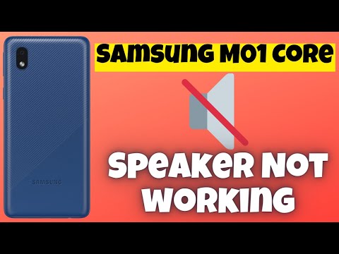 Samsung M01 Core Speaker Not working Problem / M01 Sound problem Fix {SM-M013F}