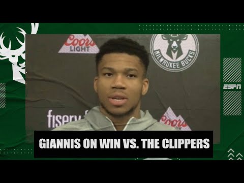 安特託孔波在對陣快船隊的比賽中的扣籃｜NBA在ESPN上的報道。 (Giannis Antetokounmpo on his game-sealing dunk vs. the Clippers | NBA on ESPN)