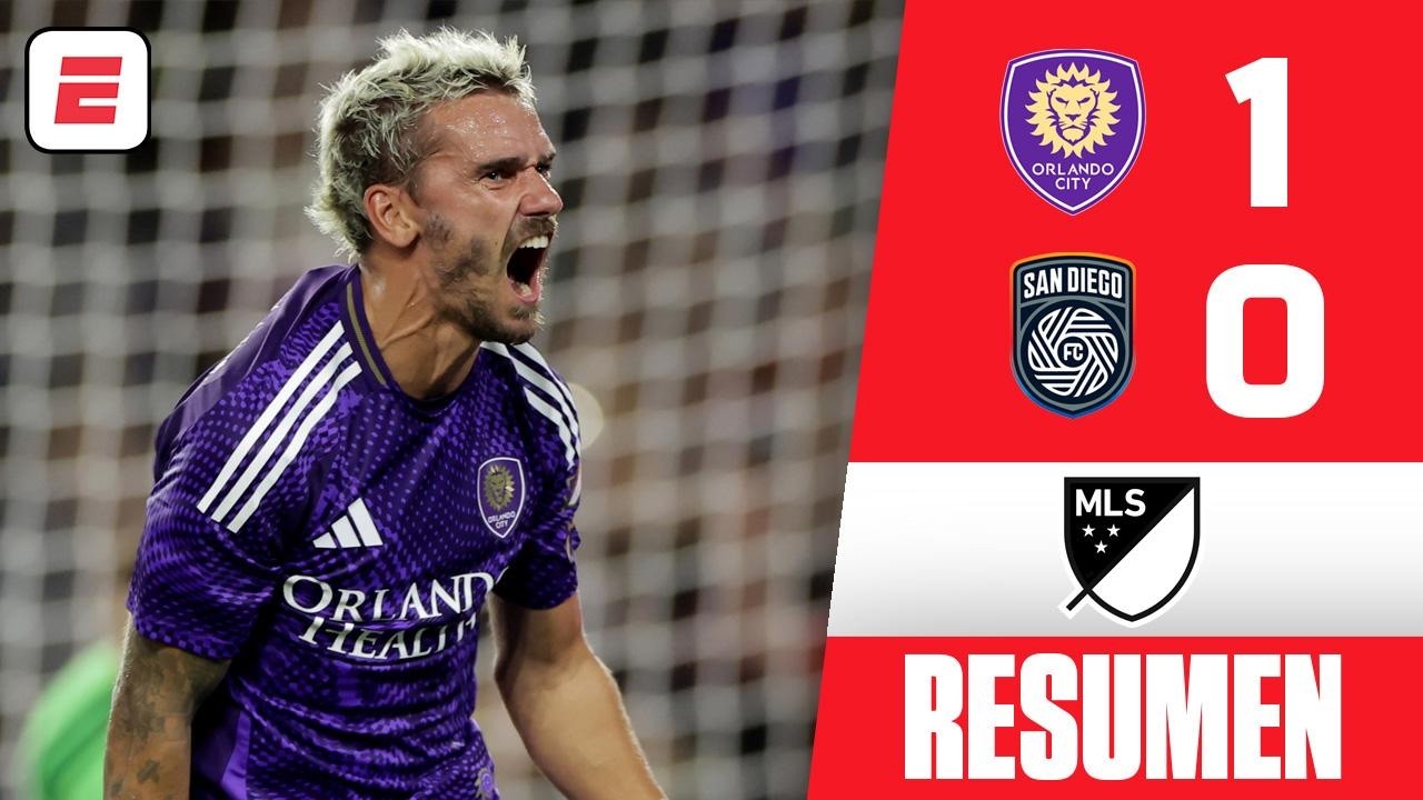 Gol solitario de ANTOINE GRIEZMANN da el TRIUNFO al ORLANDO CITY sobre SAN DIEGO FC | MLS | Resumen