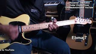 ROXANNE The Police Guitar Cover - FULL TUTORIAL @EricBlackmonGuitar