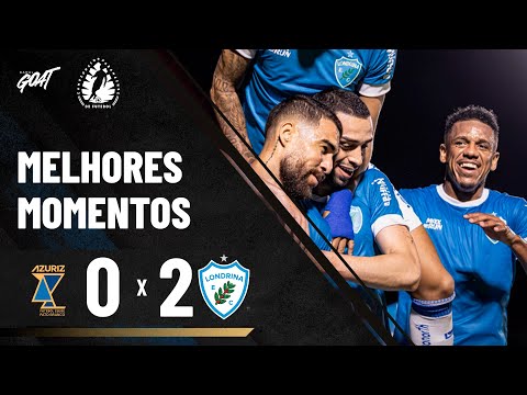 LONDRINA VENCE AZURIZ E LIDERA O CAMPEONATO PARANAENSE!