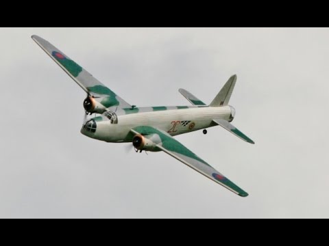 GIANT SCALE RC WW2 BOMBERS - 3 WELLINGTONS & B17 FORTRESS LMA AT ROUGHAM MODEL AIRCRAFT SHOW - 2014
