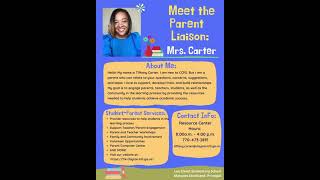 Meet the Parent Liaison
