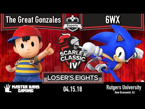 Scarlet Classic IV - The Great Gonzales (Ness) vs 6WX (Sonic) - Loser's Eights