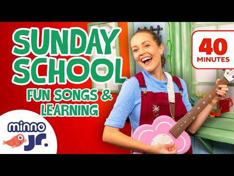 The 40-Minute FUN Sunday School for Kids ✝️ Bible Songs & Christian Toddler Learning