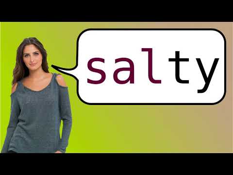 Como dizer 'salgado' em ingles?