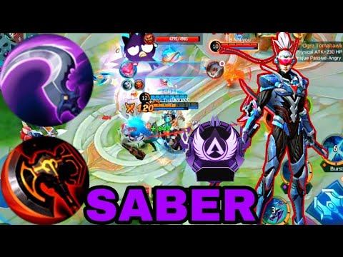 One Shot Ultimate Saber Perfect Hyper! - Top 1 Global Saber by miyo's hubby - Mobile Legends