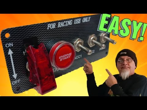 How to wire a push-button starter switch panel