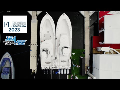 FLIBS 2023. Showcasing the 420Z SeaVee in Two Different Configurations.