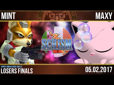 Schism - MINT (Fox) Vs. maXy (Jigglypuff) - Losers Finals - Melee Singles