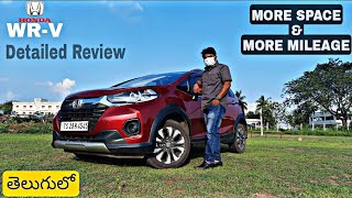 Honda WRV 2021 Review in Telugu  Telugu Car Review